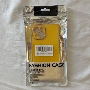 FREE WITH $40+ purchase! iPhone 15 Yellow Fashion Phone Case​